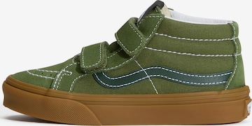 VANS - Sapatilhas 'Sk8-Mid' em verde: frente