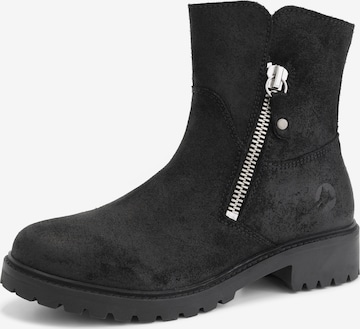 Travelin Boots 'Venning ' in Black: front