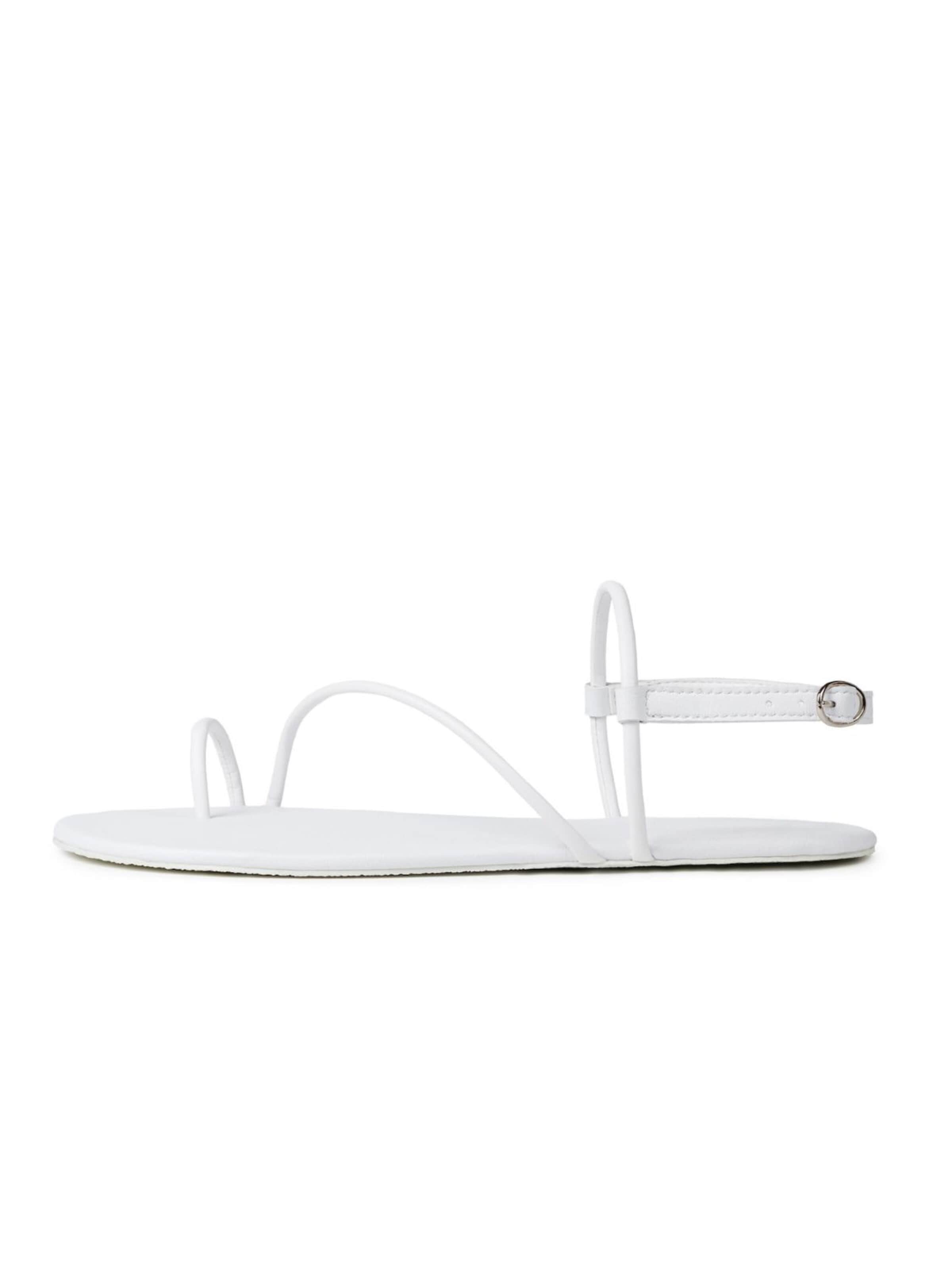 Ahinsa shoes Sandals 'Aura Barfuß' in White: front
