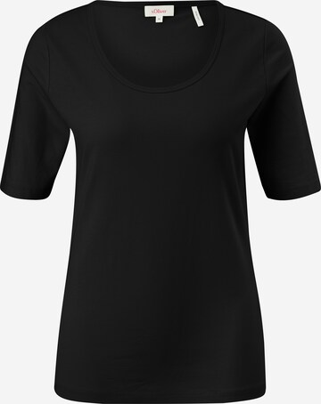 T-shirt s.Oliver en noir : devant