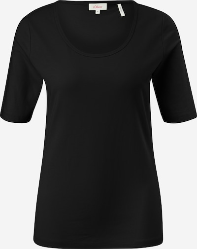 s.Oliver T-shirt en noir, Vue avec produit