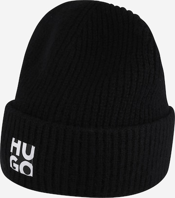 melns HUGO Cepure: no priekšpuses