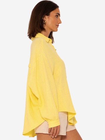 SASSYCLASSY Bluse in Gelb