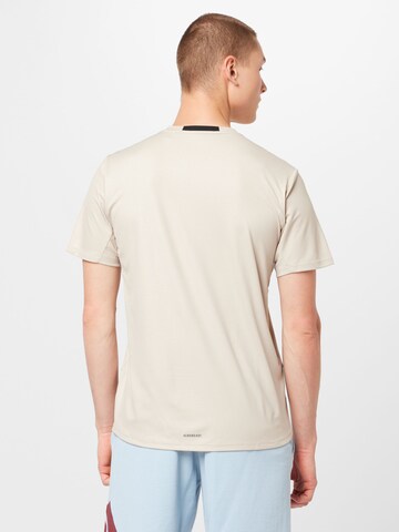 ADIDAS PERFORMANCE Functioneel shirt 'D4T Strength Workout' in Beige