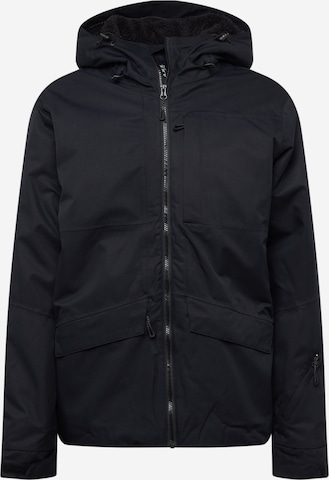 ICEPEAK Куртка в спортивном стиле 'CHESTER' в Черный: спереди