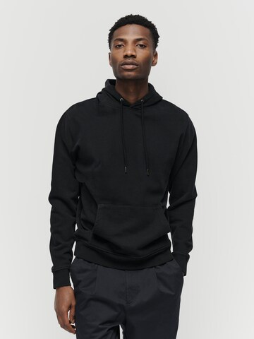 SANVT Sweatshirt 'The Hooded Sweatshirt' in Schwarz: Vorderseite