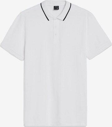 Bershka Shirt in Wit: voorkant