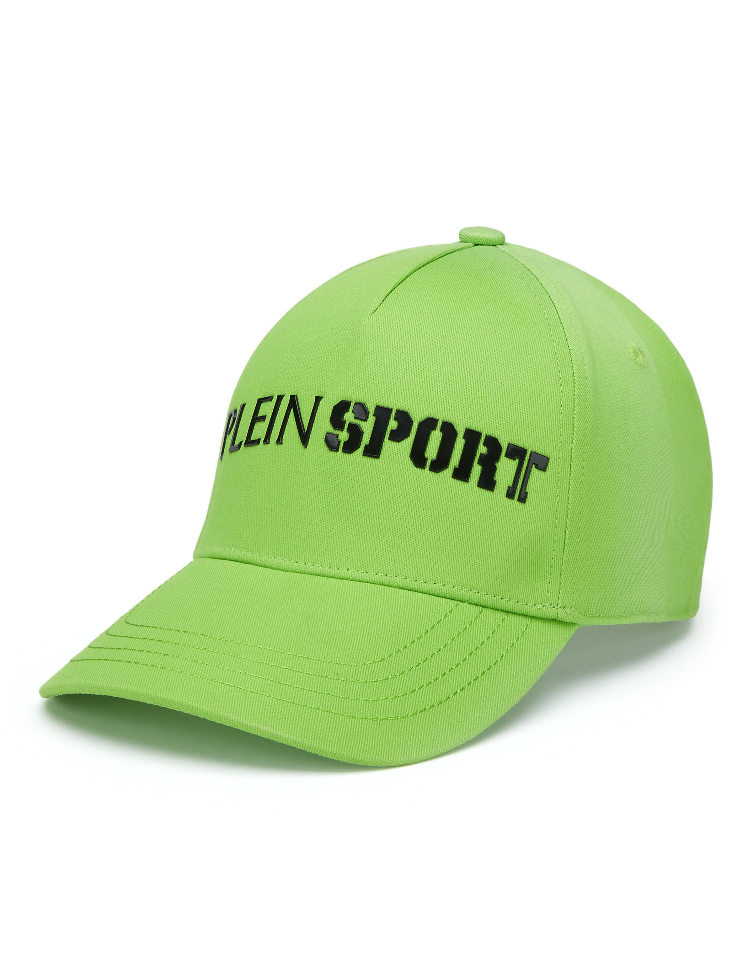 Plein Sport - Gorra deportiva en verde: frente