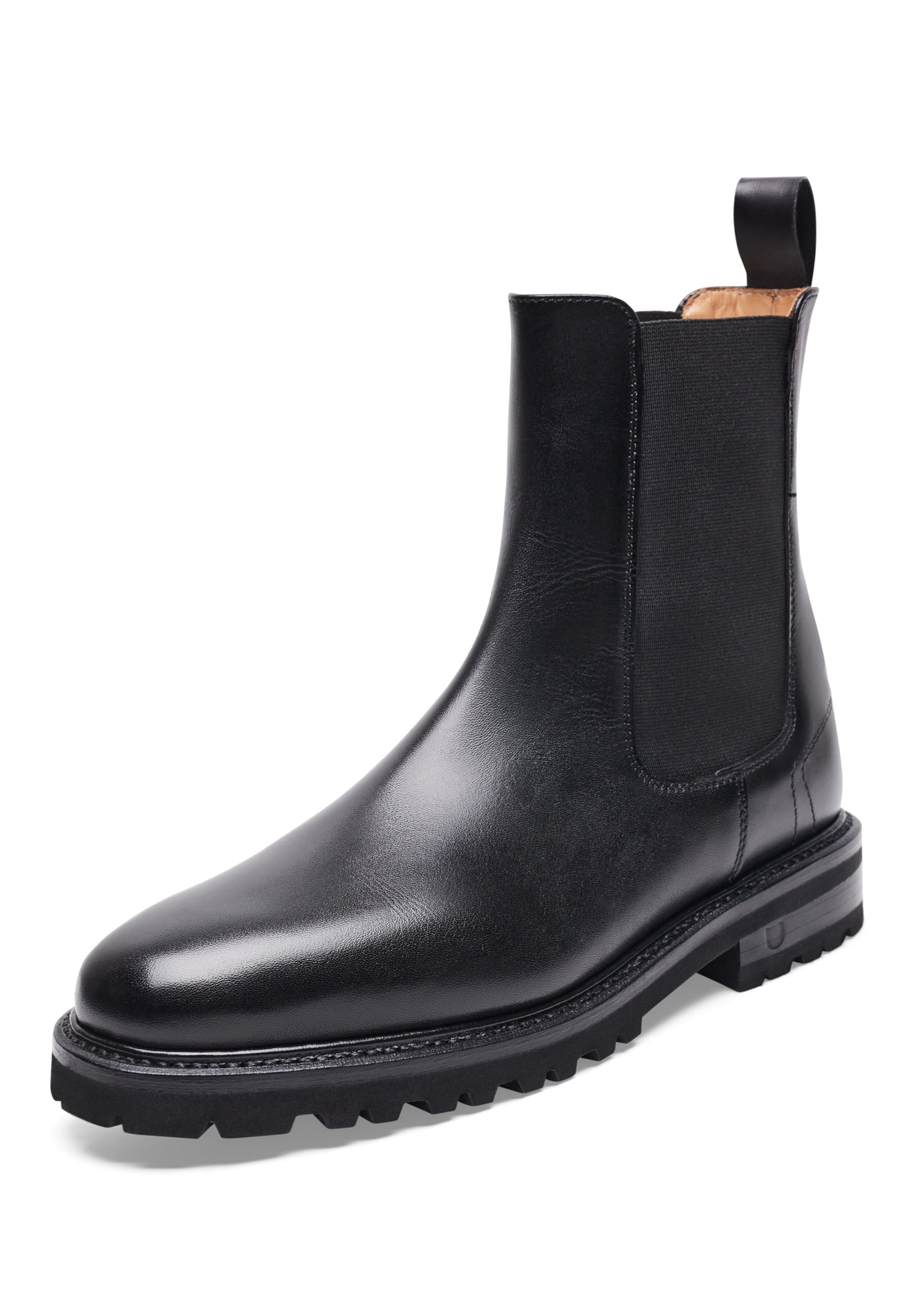 Henry Stevens Chelsea Boots ' Bonnie CB5 ' in Schwarz: Vorderseite