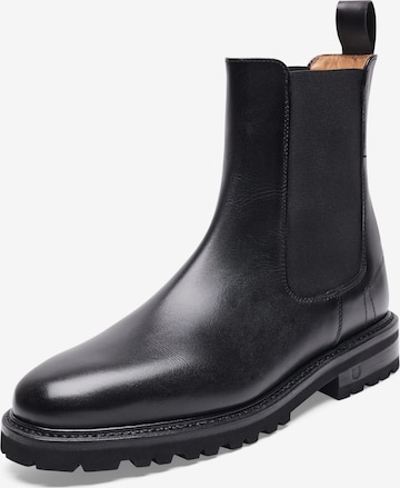 Henry Stevens Chelsea Boots ' Bonnie CB5 ' in Schwarz: Vorderseite