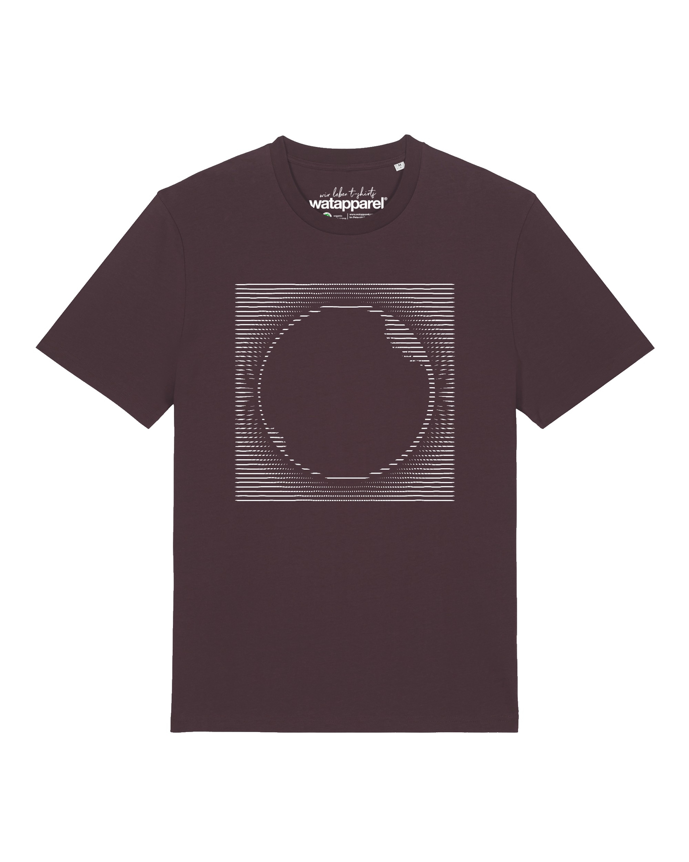 T-Shirt 'Sonnenfinsternis' Watapparel en rouge : devant