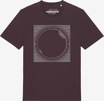 T-Shirt 'Sonnenfinsternis' Watapparel en rouge : devant