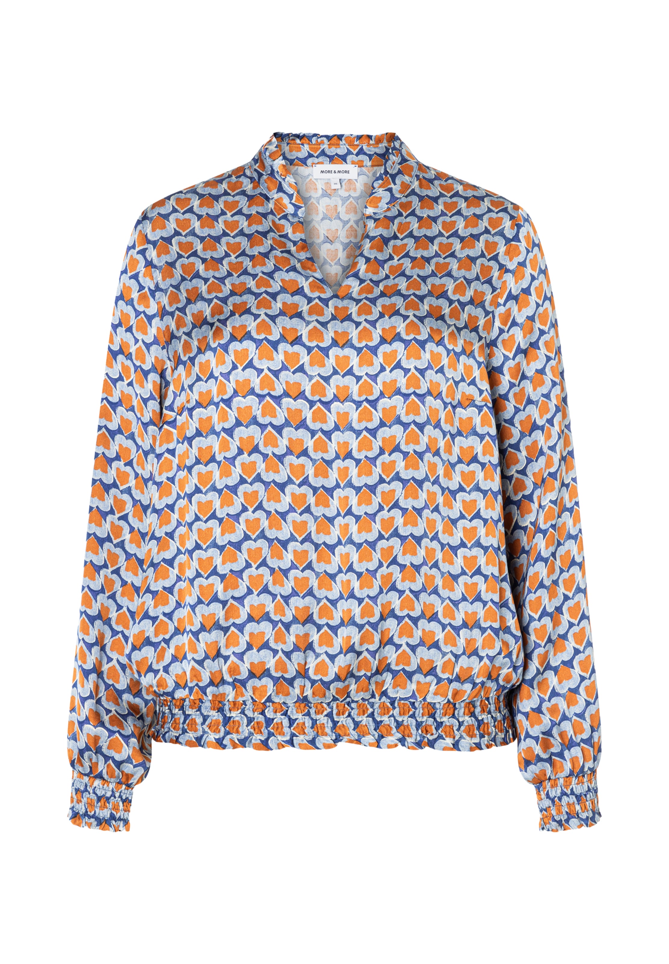 Camicia da donna di MORE & MORE in blu: frontale