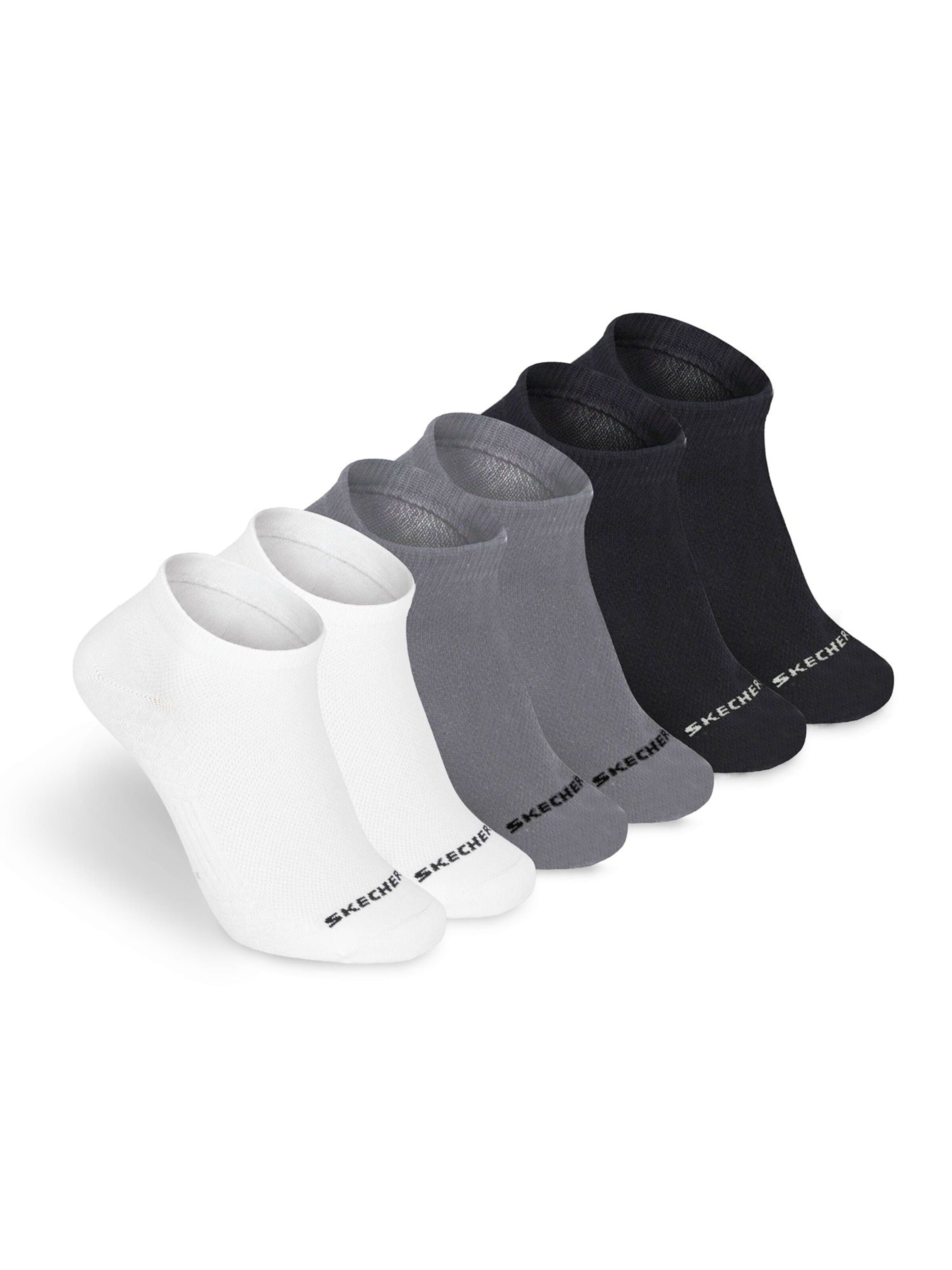 SKECHERS Socks in 43-46 in Grey / Black / White, Item view