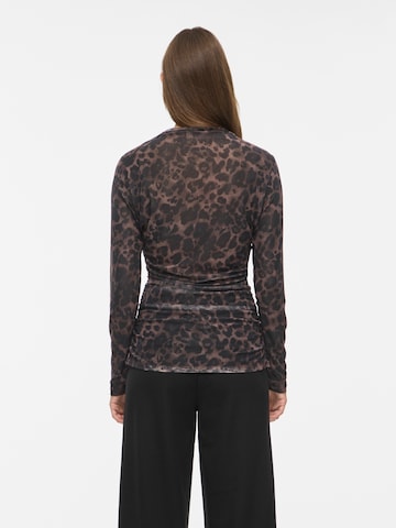 VILA - Camisa 'VIFUNDA' em castanho