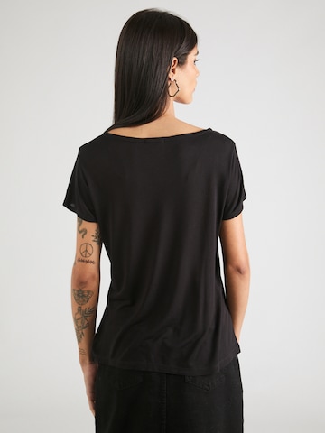 Lindex T-Shirt 'Vita' in Schwarz