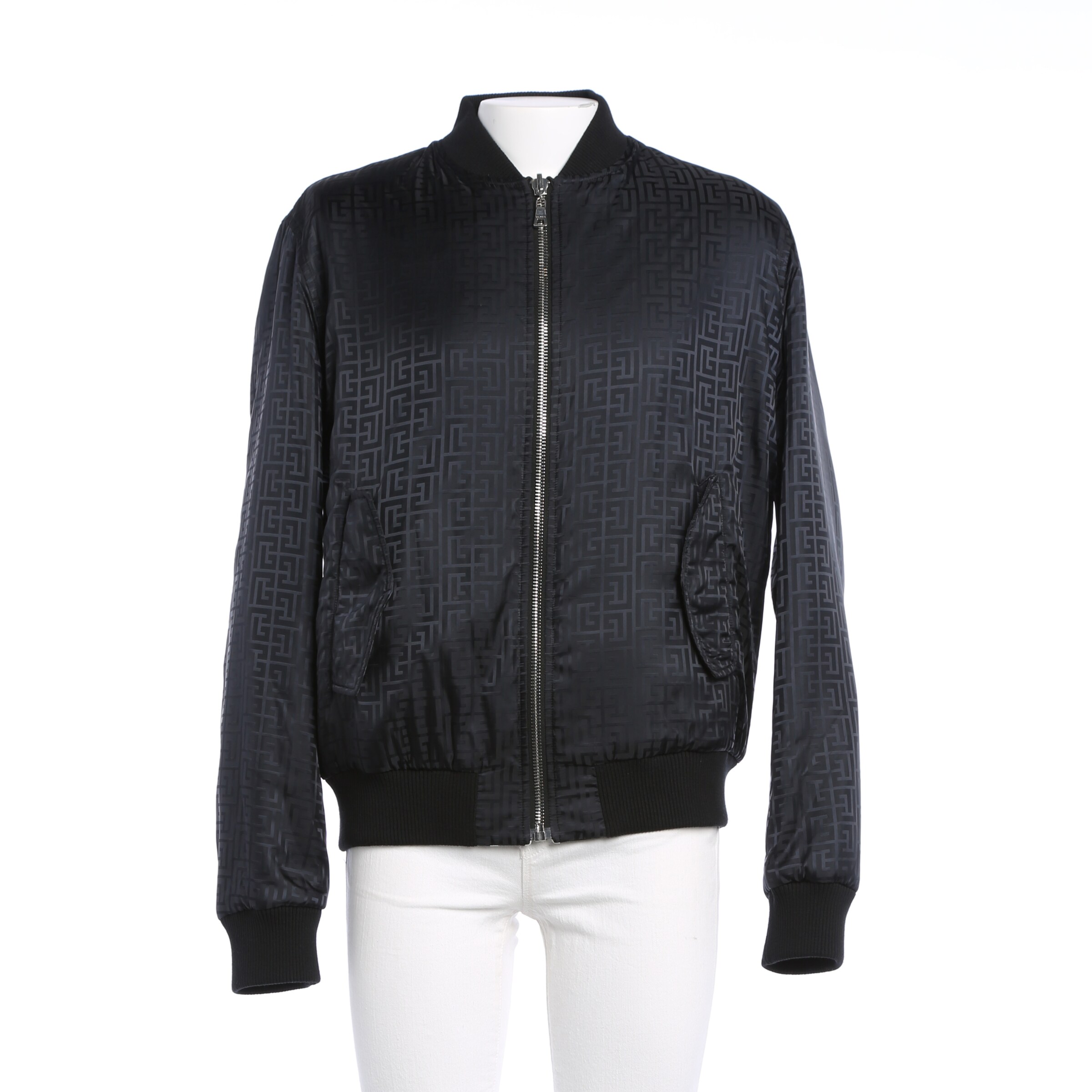 Balmain Übergangsjacke in M-L in schwarz, Produktansicht