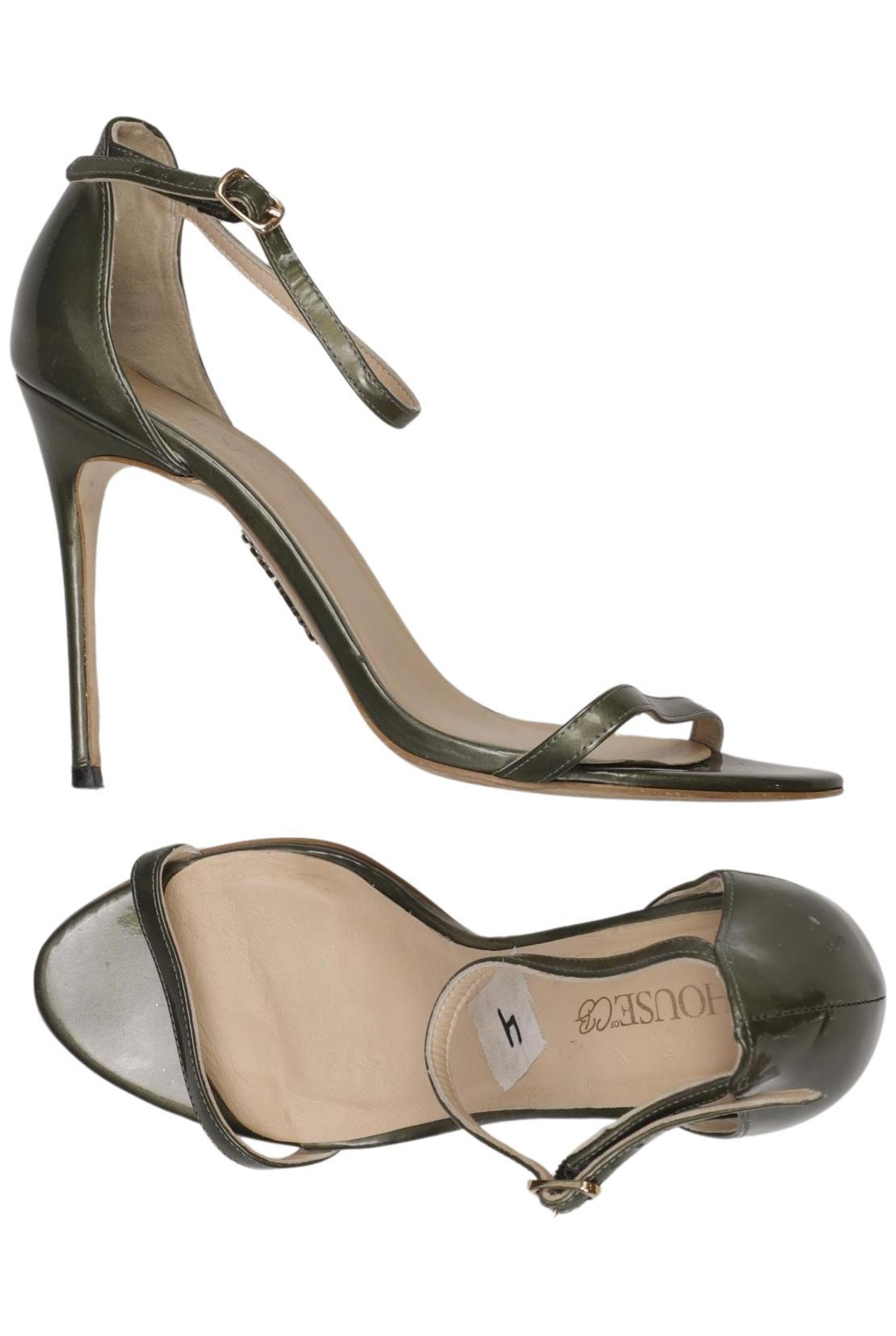 House of CB Sandals & High-Heeled Sandals in 38 in Green: front