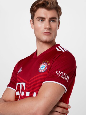 Tricou funcțional 'Bayern München' de la ADIDAS PERFORMANCE pe roșu