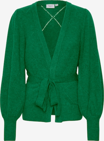 SAINT TROPEZ Knit cardigan 'NanettSZ' in Green: front