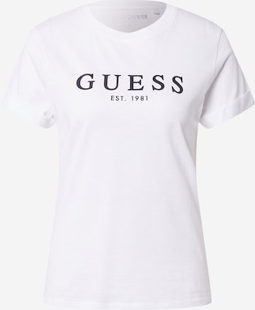 GUESS Tričko – bílá: přední strana