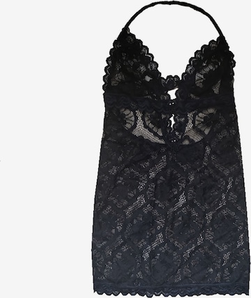 Hamana Negligee 'Rio' in Black: front