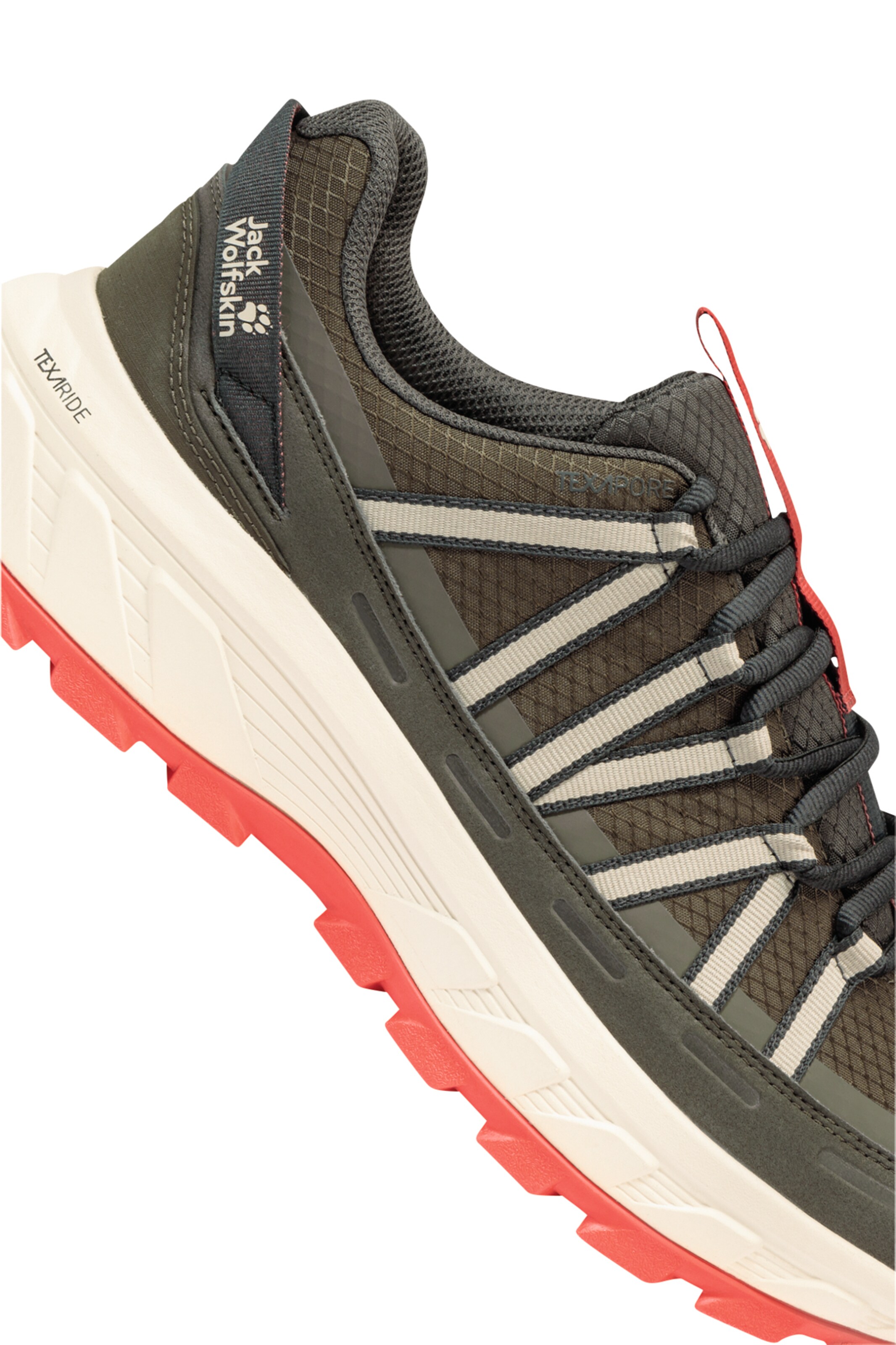 JACK WOLFSKIN Flats in Green