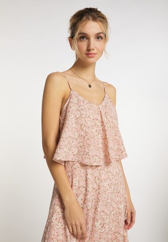 DreiMaster Vintage Summer Dress 'Zitha' in Pink