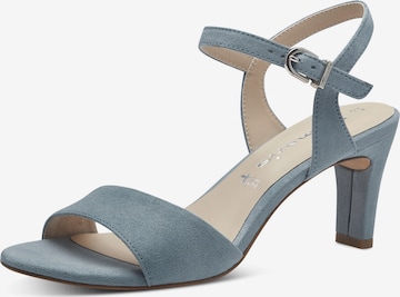 TAMARIS Strap sandal in Blue: front