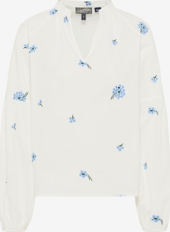 DreiMaster Vintage Blouse in White: front