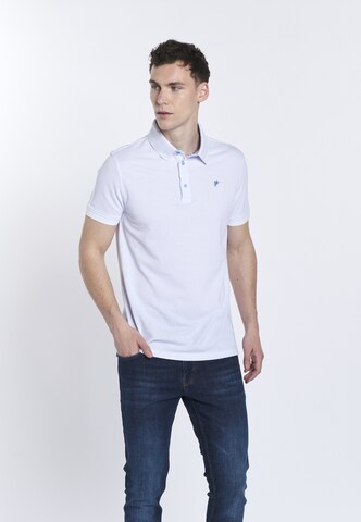 DENIM CULTURE - Camiseta 'Ivan' en blanco