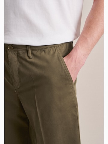 Regular Pantalon chino ' Schwarze Rose ' SEIDENSTICKER en vert
