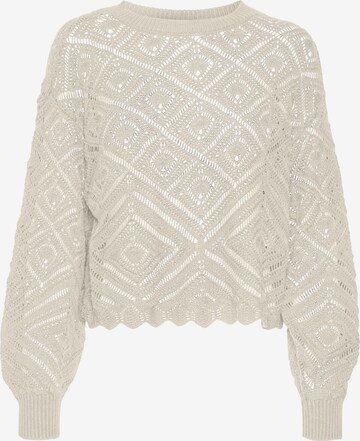 VERO MODA Sweater 'Grape' in Beige: front