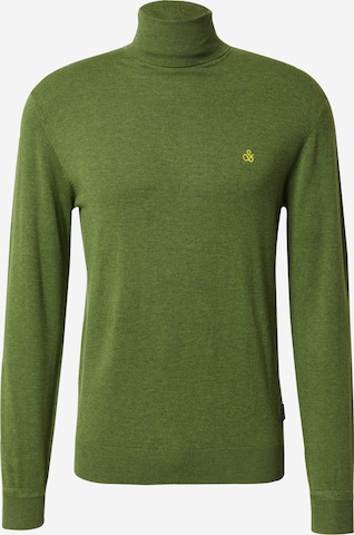 SCOTCH & SODA Sweter 'Essentials' w kolorze zielony: przód