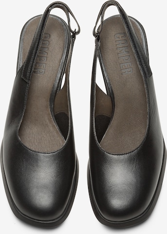 CAMPER Slingback Pumps in Black