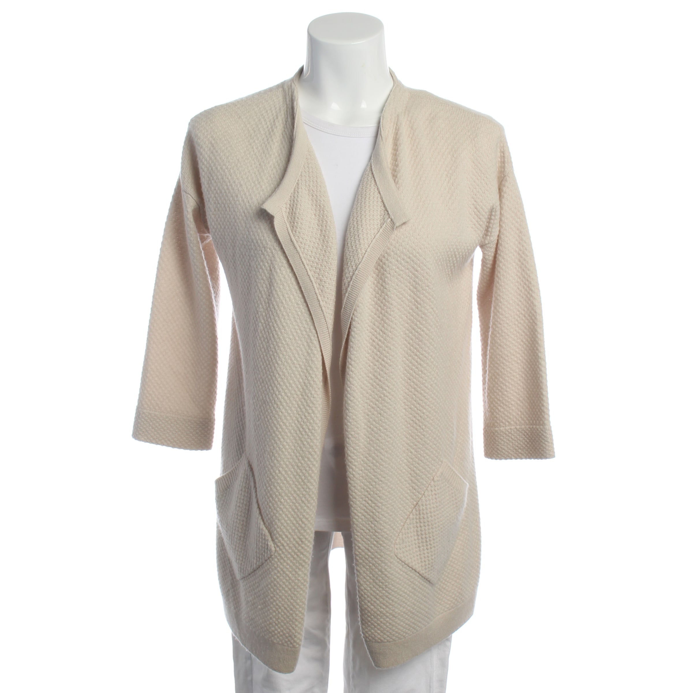 Allude Sweater & Cardigan in XS in White: front