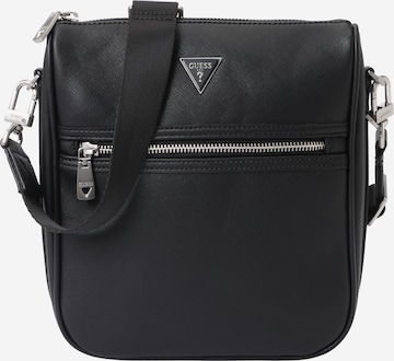 GUESS Olkalaukku 'MILANO CROSSBODY 2' värissä musta: etupuoli