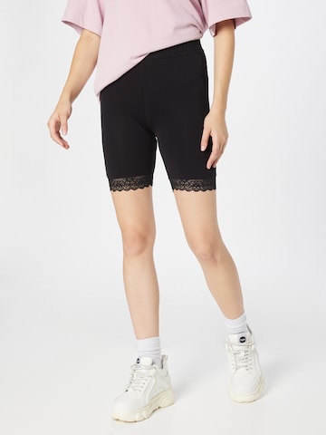 Peppercorn Skinny Shorts 'Rosalinda' in Schwarz: predná strana