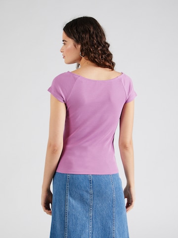 T-shirt QS en violet