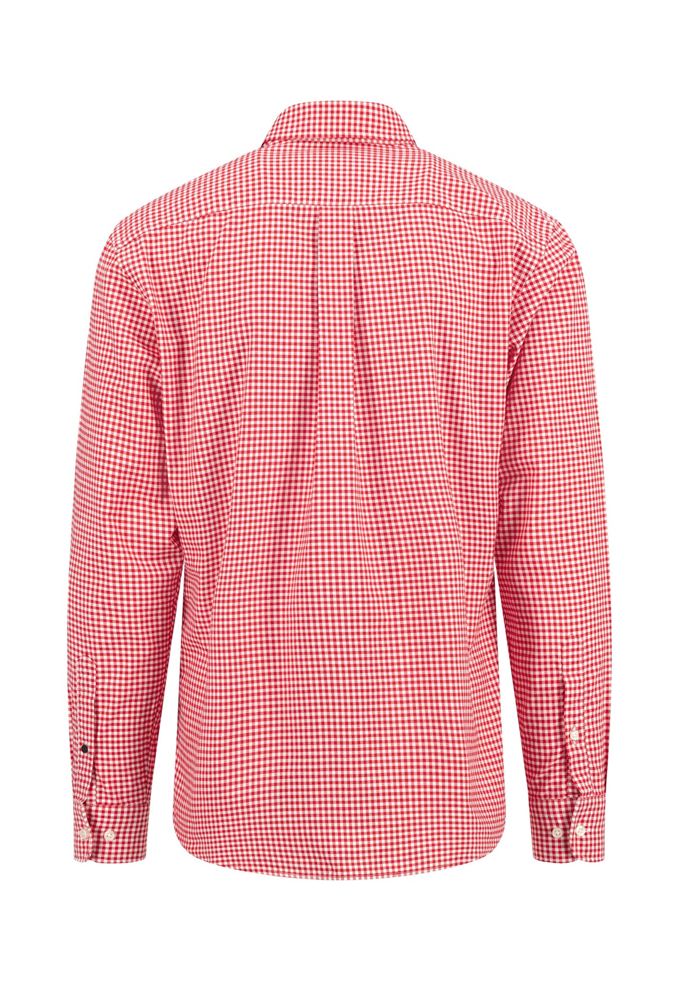 FYNCH-HATTON Regular Fit Businesshemd in Rot