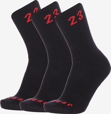 Chaussettes de sport Jordan en noir : devant