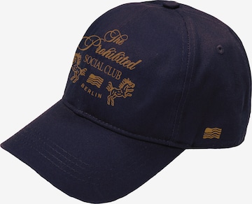 Prohibited - Gorra 'Clubhouse' en azul: frente