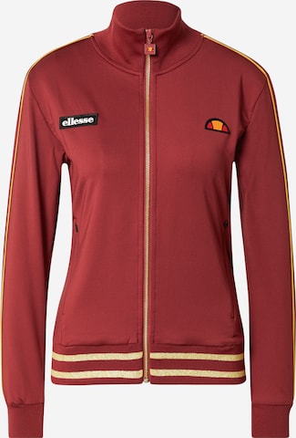 ELLESSE Training jacket 'Canace' in Red: front