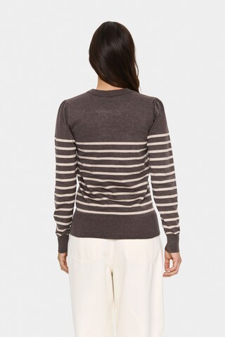 SAINT TROPEZ Pullover 'Mila' in Grau