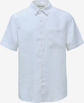 Salsa Jeans Button Up Shirt in White: front