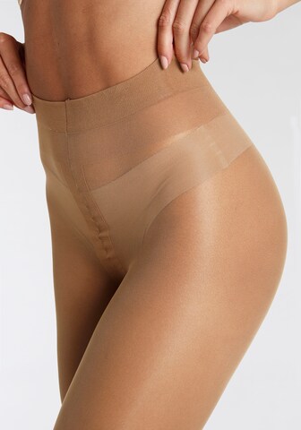 LASCANA Tights in Beige