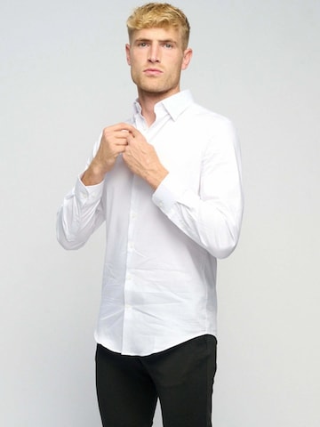 TEESHOPPEN - Regular Fit Camisa ' The Original ' em branco