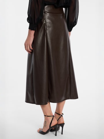 Ana Alcazar Skirt 'Enovas' in Brown