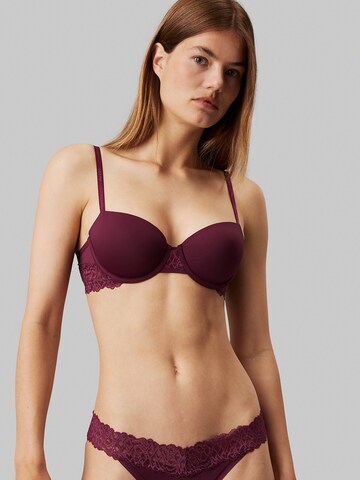 Balconnet Soutien-gorge 'Attraction ' Calvin Klein Underwear en violet : devant