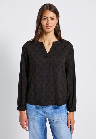 STREET ONE Blouse in Black: front